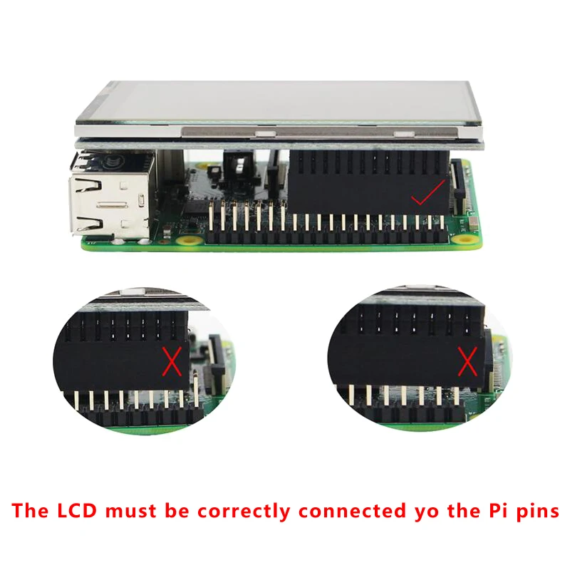 3.5 inch Raspberry Pi 3B/3B+/4B Touch Screen TFT LCD 480*320 GPIO Display Monitor ABS Case Box for Raspberry Pi 4 Model B 3B+ 3B