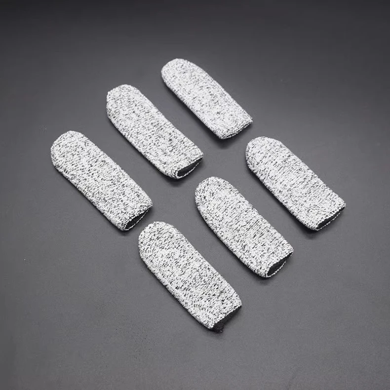 Level 5 Anti-Cut Finger Cover High-Strength Safety Flexible Anti Cut Fingertip Gloves Kitchen Tool Reusable and Durable