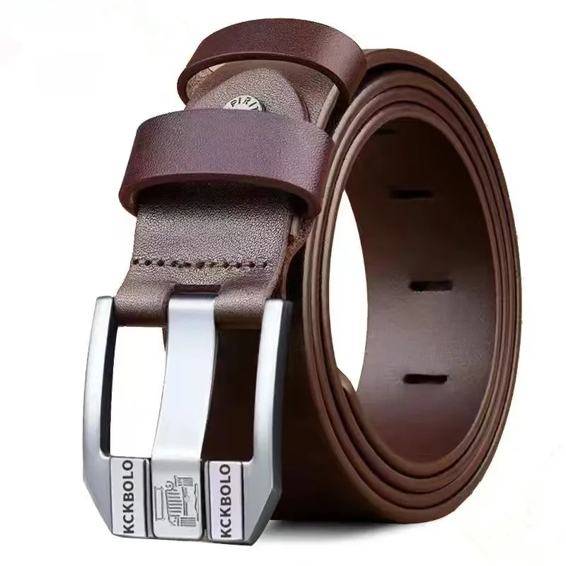 Fashionable High-Quality Men's Belt Genuine Leather Business Women Belt and Gentlemen Premium Quality Belt for Men