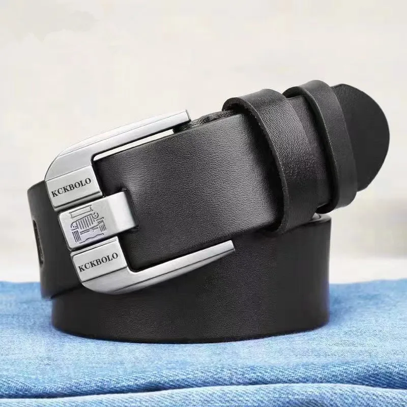Fashionable High-Quality Men's Belt Genuine Leather Business Women Belt and Gentlemen Premium Quality Belt for Men