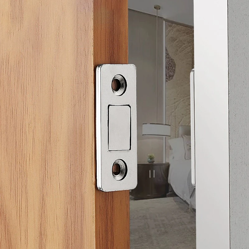 Magnetic Cabinet Catches Ultra Thin Door Strong Magnets Stopper Invisible Adhesive Drawer Magnet Lock for Kitchen Closet Closer