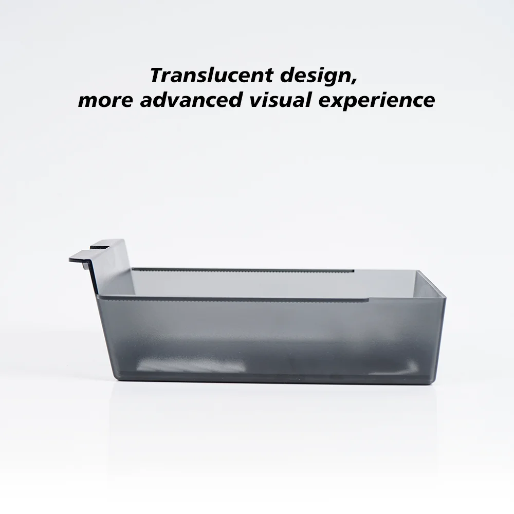 TESY Console & Armrest Storage Box For Tesla New Model Y Juniper Launch ABS Silicone Non-slip Mat Upper and Lower Watercup