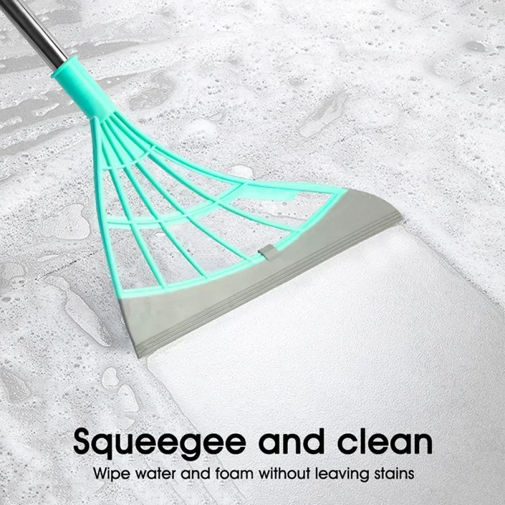 Silicone Magic Rubber Broom Mop Hand Dust Brooms Home Floor Cleaning Squeegee Wiper Toilet Bathroom Mops Witches Tools