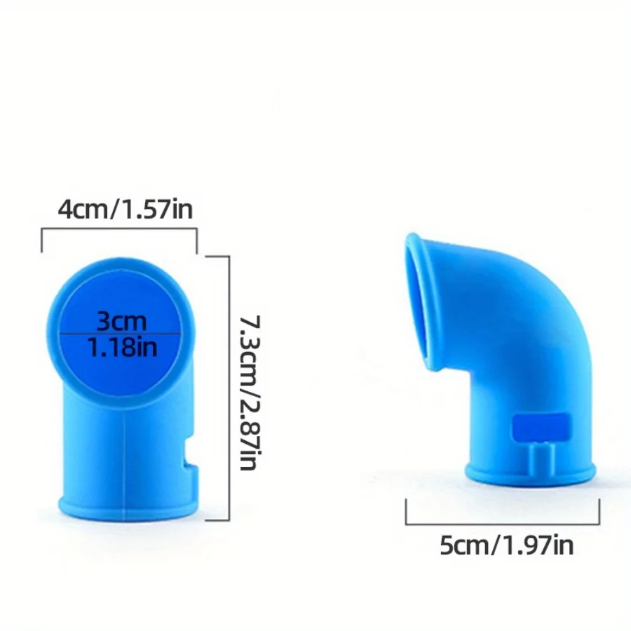 1pc Pressure Cooker Silicone Exhaust Pipe Pressure Cooker Silicone Steam Release Valve Pressure Cooker Exhaust Valve Diverte