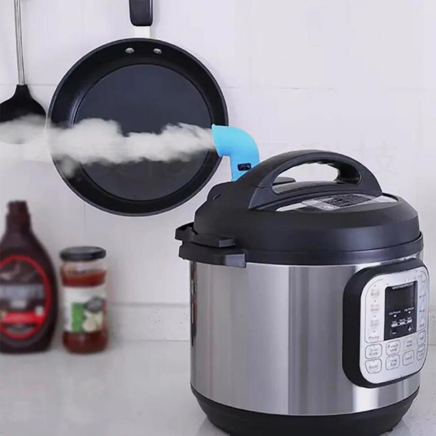 1pc Pressure Cooker Silicone Exhaust Pipe Pressure Cooker Silicone Steam Release Valve Pressure Cooker Exhaust Valve Diverte