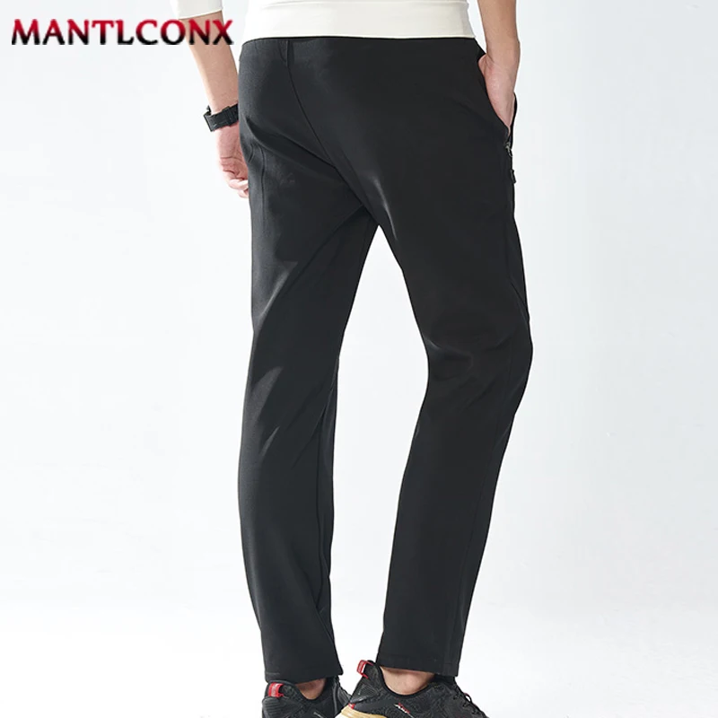 Breathable Men's Casual Pants Quick Dry Straight Elastic Waist Jogger Sweatpants Korean Classic Sport Trousers Plus Size 4XL 5XL
