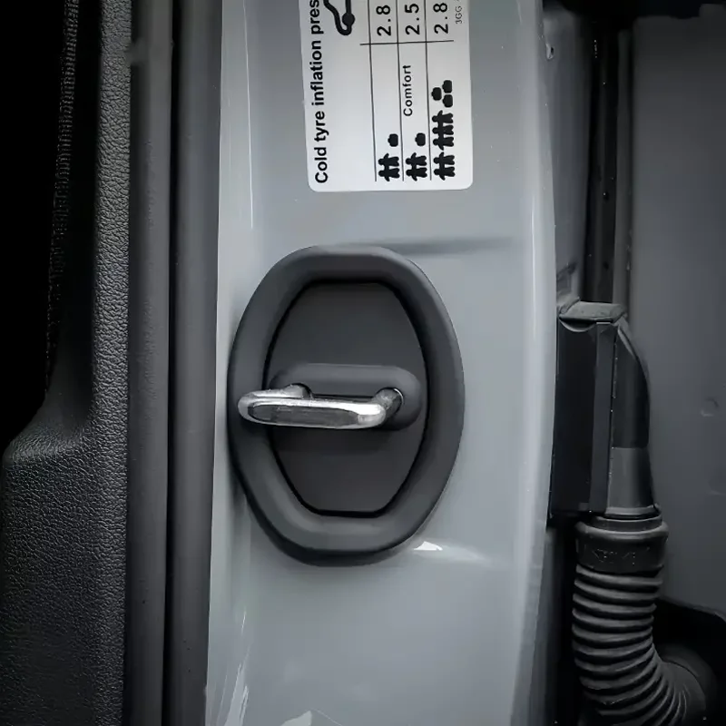 4PCS General Motors Door Lock Rubber Sleeve Protective Pad Door Shock Absorption Buffer Anti-collision Paste