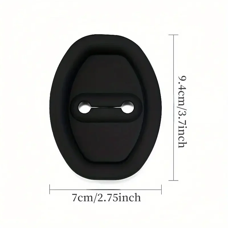 4PCS General Motors Door Lock Rubber Sleeve Protective Pad Door Shock Absorption Buffer Anti-collision Paste