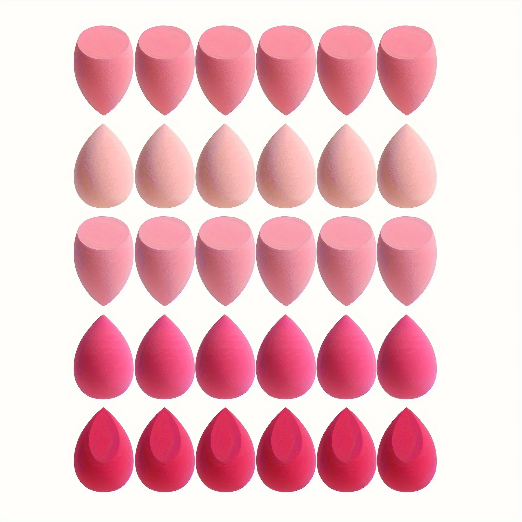 7Piece/18Piece Makeup Sponge Set, Suitable for Liquid BB Cream Powder Application, Makeup Egg Dry Wet Dual-Use Powder Puff