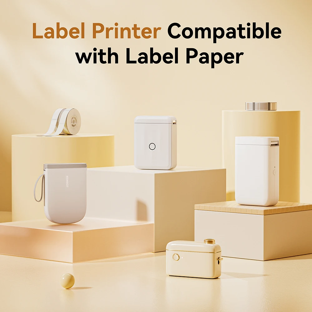 Niimbot Waterproof Anti-Oil Printing Label Paper Scratch-Resistant Tape Sticker for D11 D110 D101 H1S Mini Thermal Label Printer