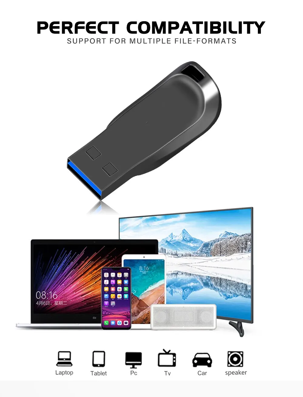 NEW USB Flash Drive 2.0 High Speed 128GB 64GB 32GB 16GB 8GB Cle USB 2.0 Flash Pendrive 64GB 128GB Metal 2.0 Stick Pen Drive