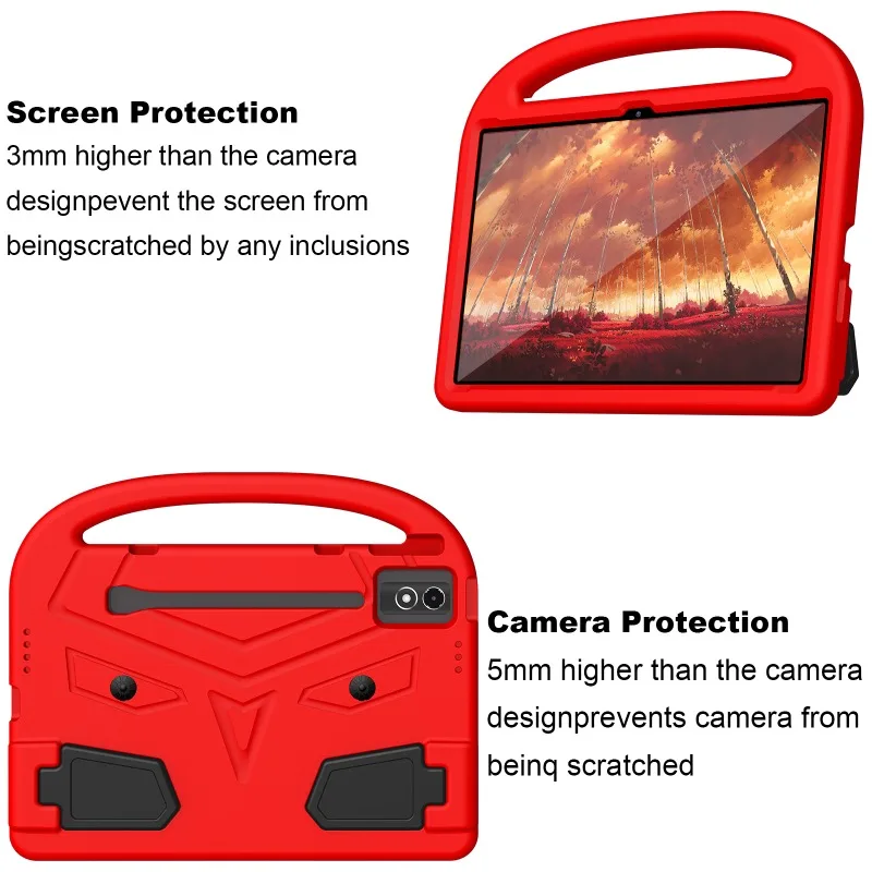 Kids Soft EVA Case for Lenovo Idea Tab Pro TB373FU 2025 TB375FC TB-370FU Xiaoxin Pad Plus 12.7 YOGA Pad Pro Cute Sparrows Cover