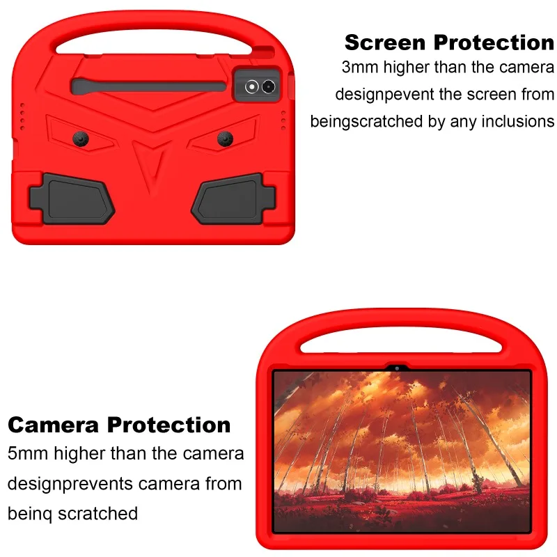 Kids Soft EVA Case for Lenovo Idea Tab Pro TB373FU 2025 TB375FC TB-370FU Xiaoxin Pad Plus 12.7 YOGA Pad Pro Cute Sparrows Cover