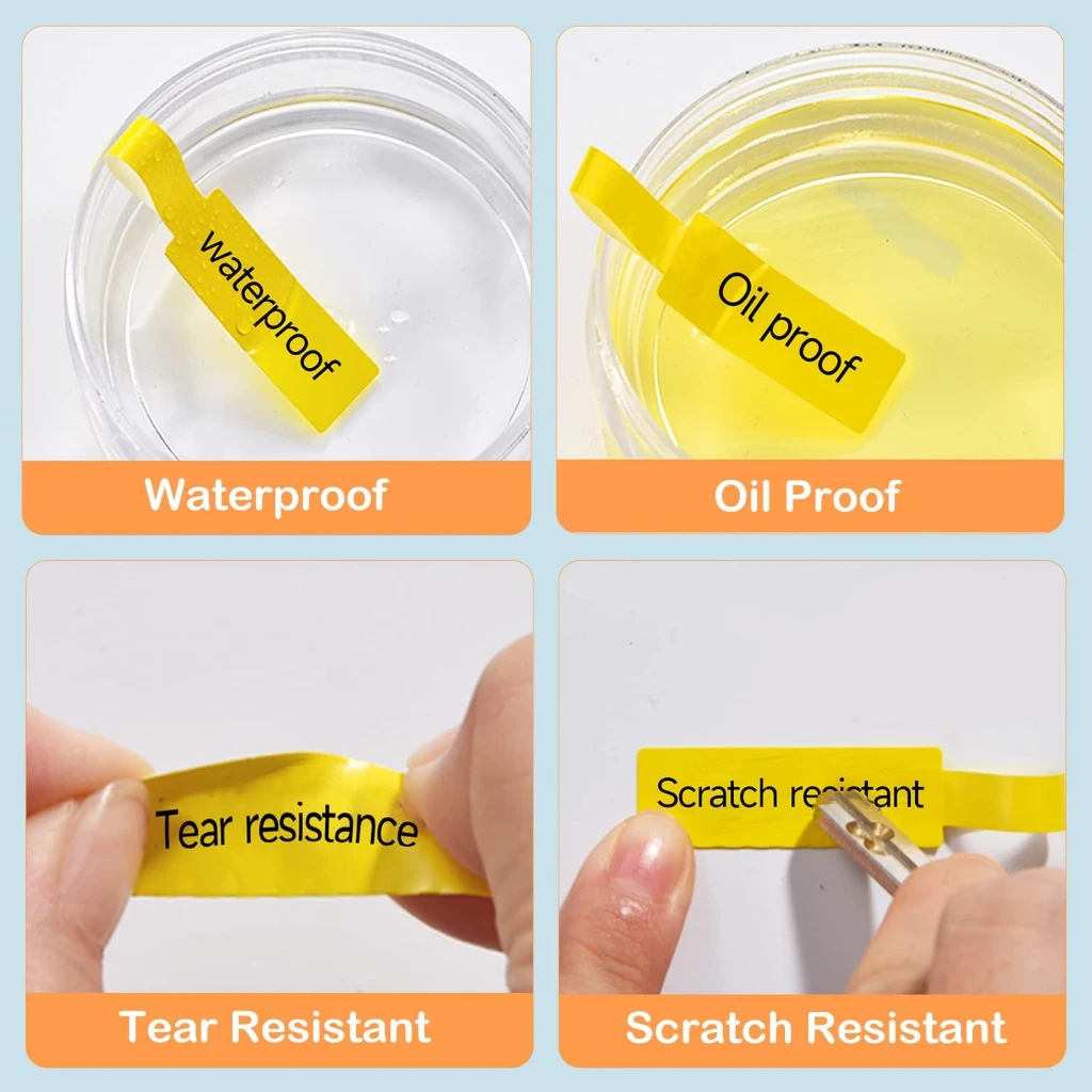 Niimbot Labels Sticker Color Transparent Thermal Label Tape Self-adhesive Paper Tag Printer Stickers For Niimbot B1 B21 Printer