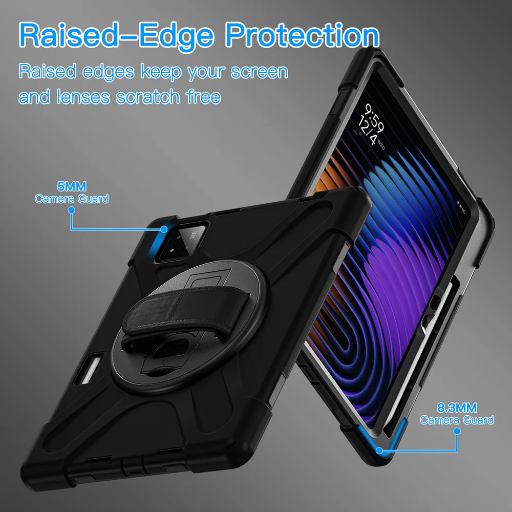 Heavy Duty Shockproof Case For Xiaomi Pad 8/8 Pro MiPad 8 11.2" Tablet Cover For Xiaomi Pad 7/7 Pro Mipad7 POCO Pad X1 11.2 Case