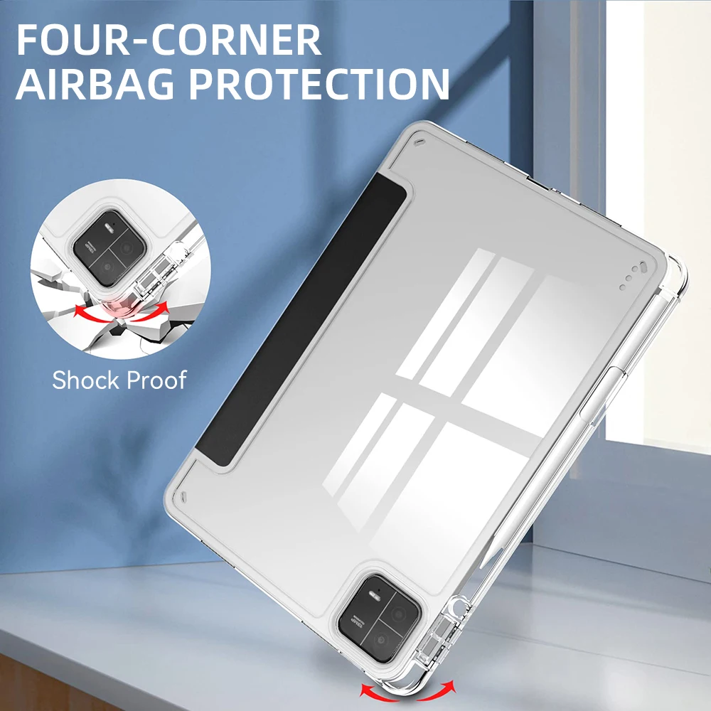 For Xiaomi Pad 6 Case Mi Pad 5 11 Inch MiPad 5 6 Pro 11 Inch Transparent Case For Mi Pad 7 7 Pro 11.2 In Case TPU Protective Cov