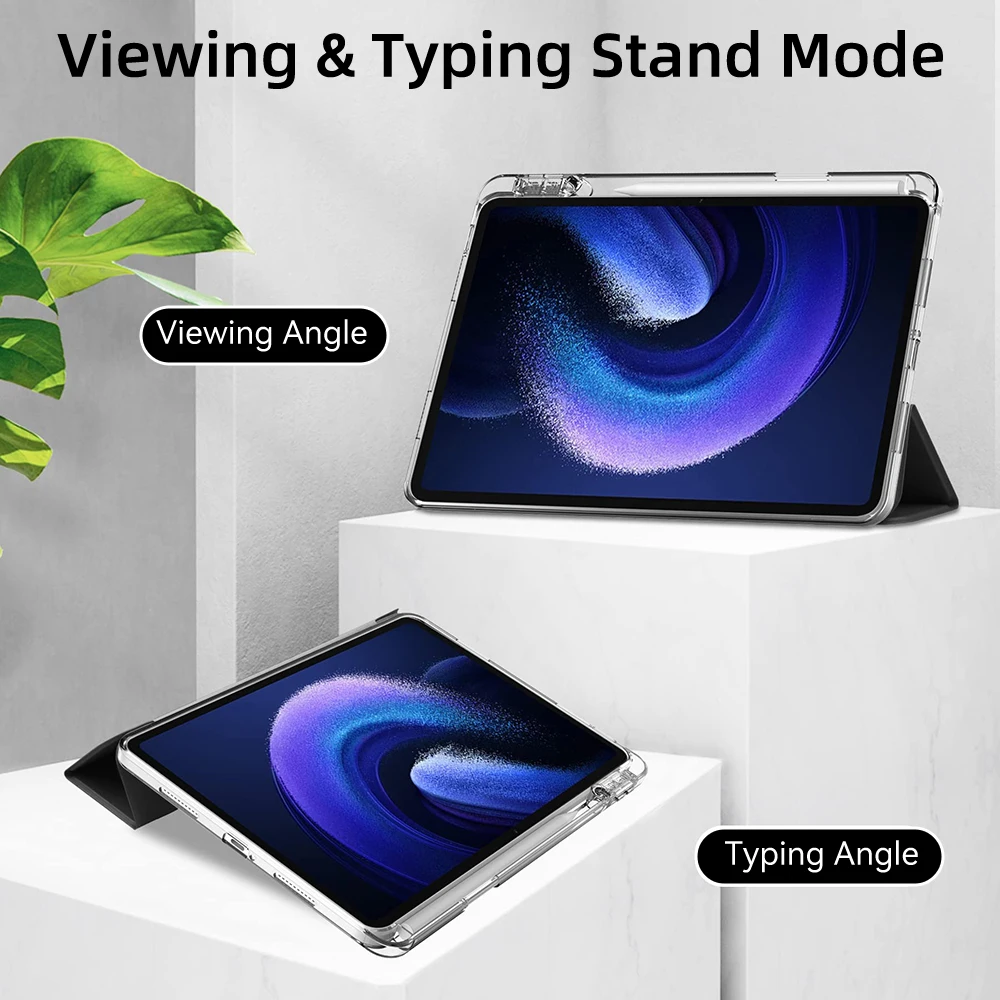 For Xiaomi Pad 6 Case Mi Pad 5 11 Inch MiPad 5 6 Pro 11 Inch Transparent Case For Mi Pad 7 7 Pro 11.2 In Case TPU Protective Cov
