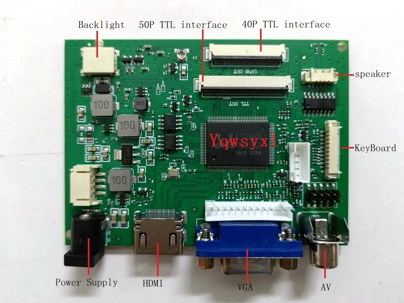 ZJ050NA-08C LCD Screen 5 inch 640x480 display panel HDMI VGA AV LCD Control Board Monitor Panel