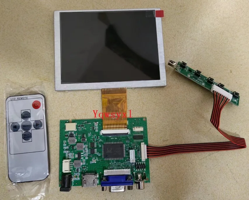 ZJ050NA-08C LCD Screen 5 inch 640x480 display panel HDMI VGA AV LCD Control Board Monitor Panel