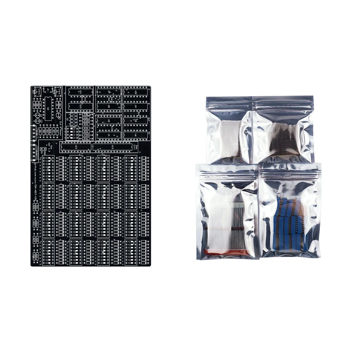 CPU DIY Kit TD4 CPU Make a Simple 4-bit CPU By Yourself Open Source Software and Hardware PCB and All Components Optional