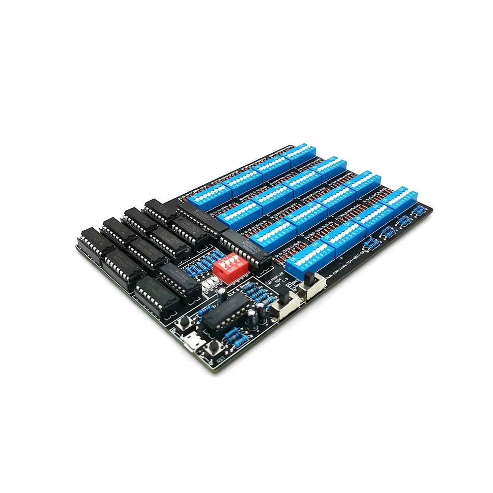 CPU DIY Kit TD4 CPU Make a Simple 4-bit CPU By Yourself Open Source Software and Hardware PCB and All Components Optional