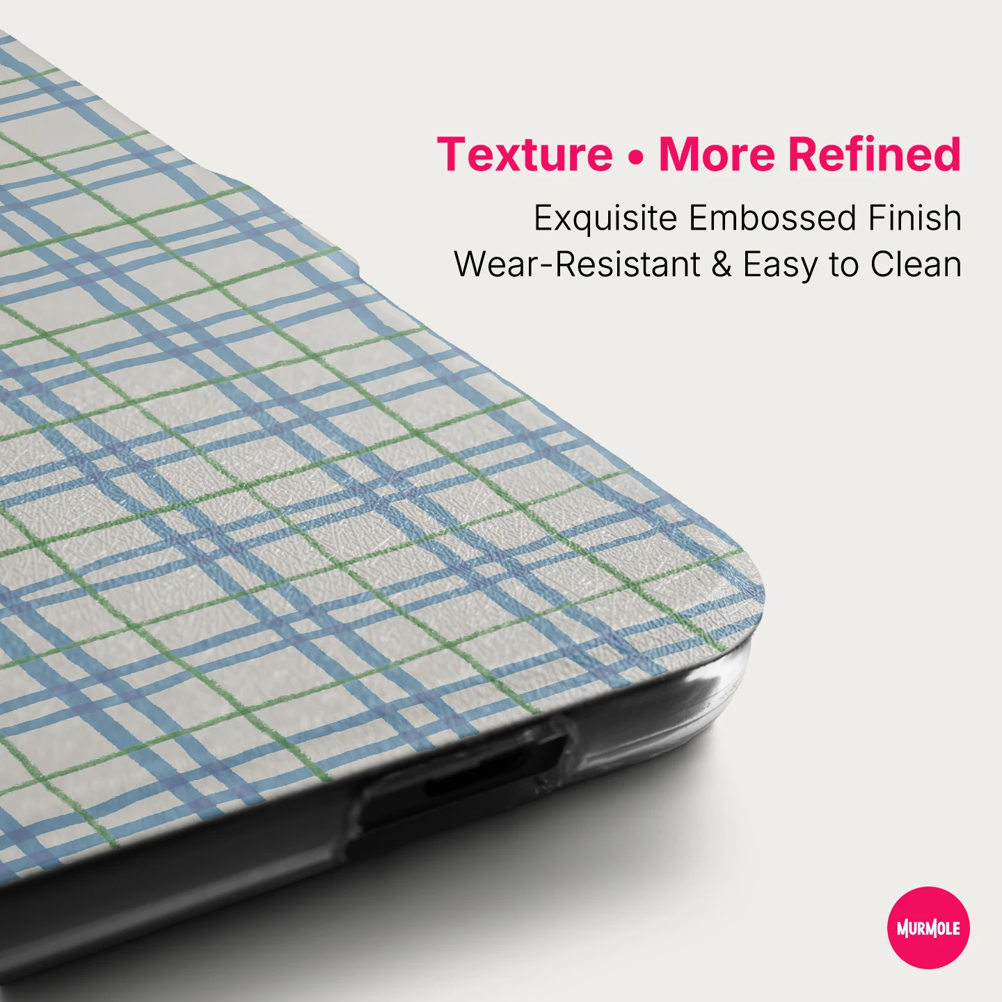 Magnetic Detachable Case for Kobo Clara Colour BW 2E 6" Classic Striped Pattern Protective Cover with Auto Sleep Wake Cover
