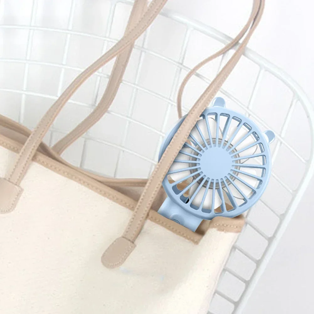 Portable Handheld Fan Small Cooling Fan USB Rechargeable Eyelash Eyelash Mute Cooler Handheld Fan Mini USB Rechargeable Desk