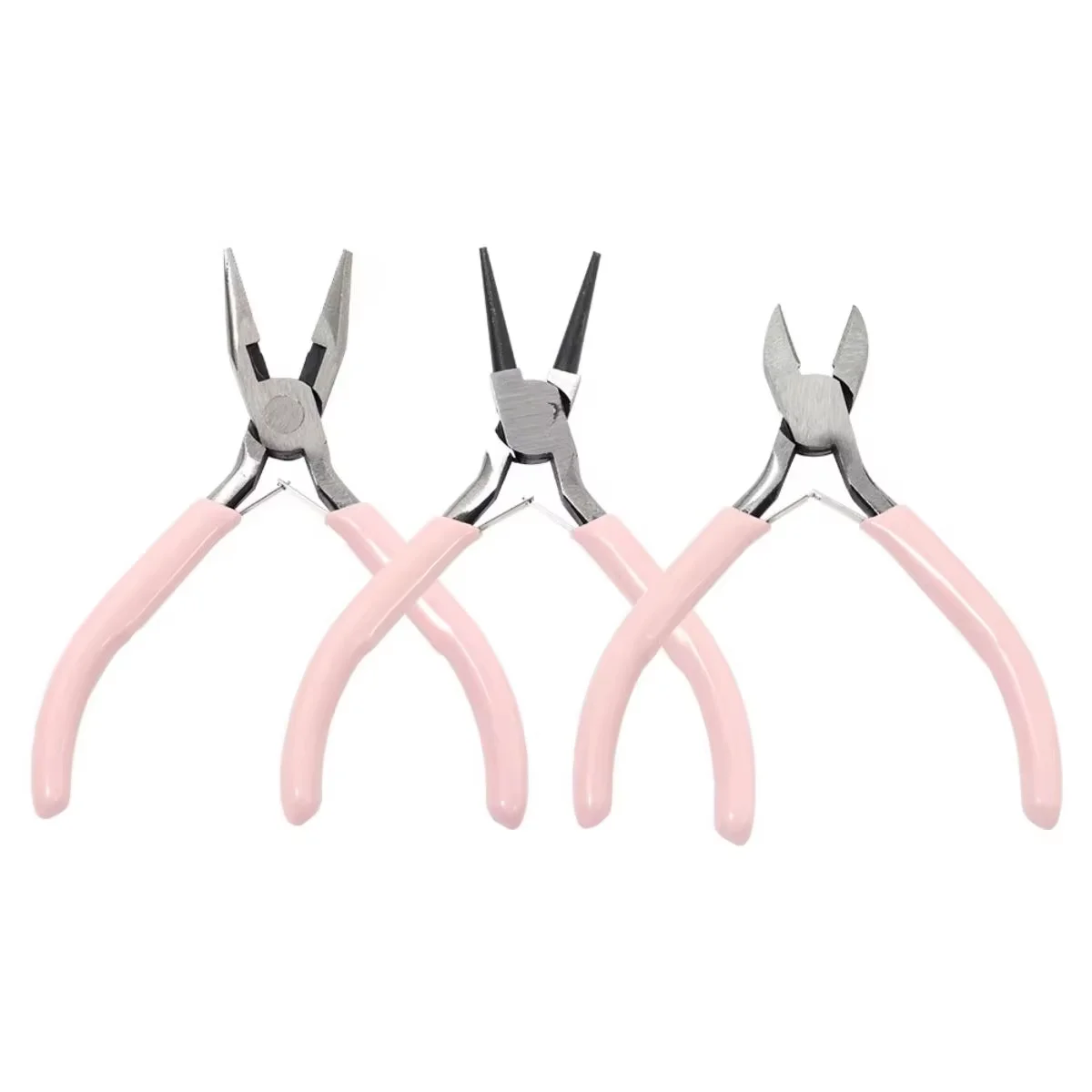 4 Pack Jewelry Pliers Jewelry Making Pliers Tools Kit with Needle Nose Pliers/Chain Nose Pliers, Round Nose Pliers