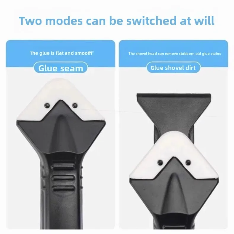 Silicone Scraper Squeegee Glue Remover Knife Caulking Angle Beauty Crack Trowel Tool Grout Scraper Kit 5in1 Multifunctional Home