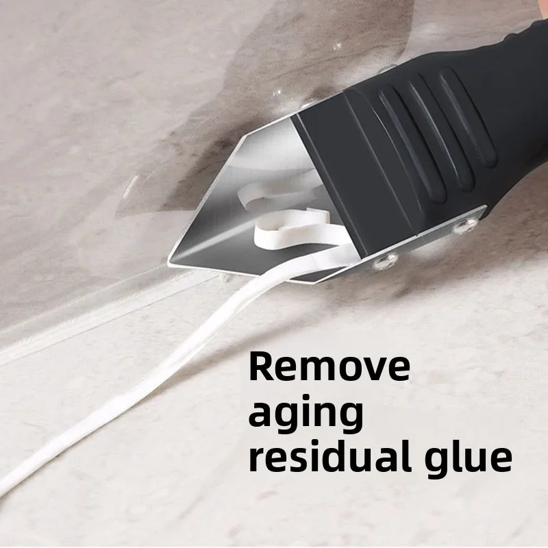 Silicone Scraper Squeegee Glue Remover Knife Caulking Angle Beauty Crack Trowel Tool Grout Scraper Kit 5in1 Multifunctional Home