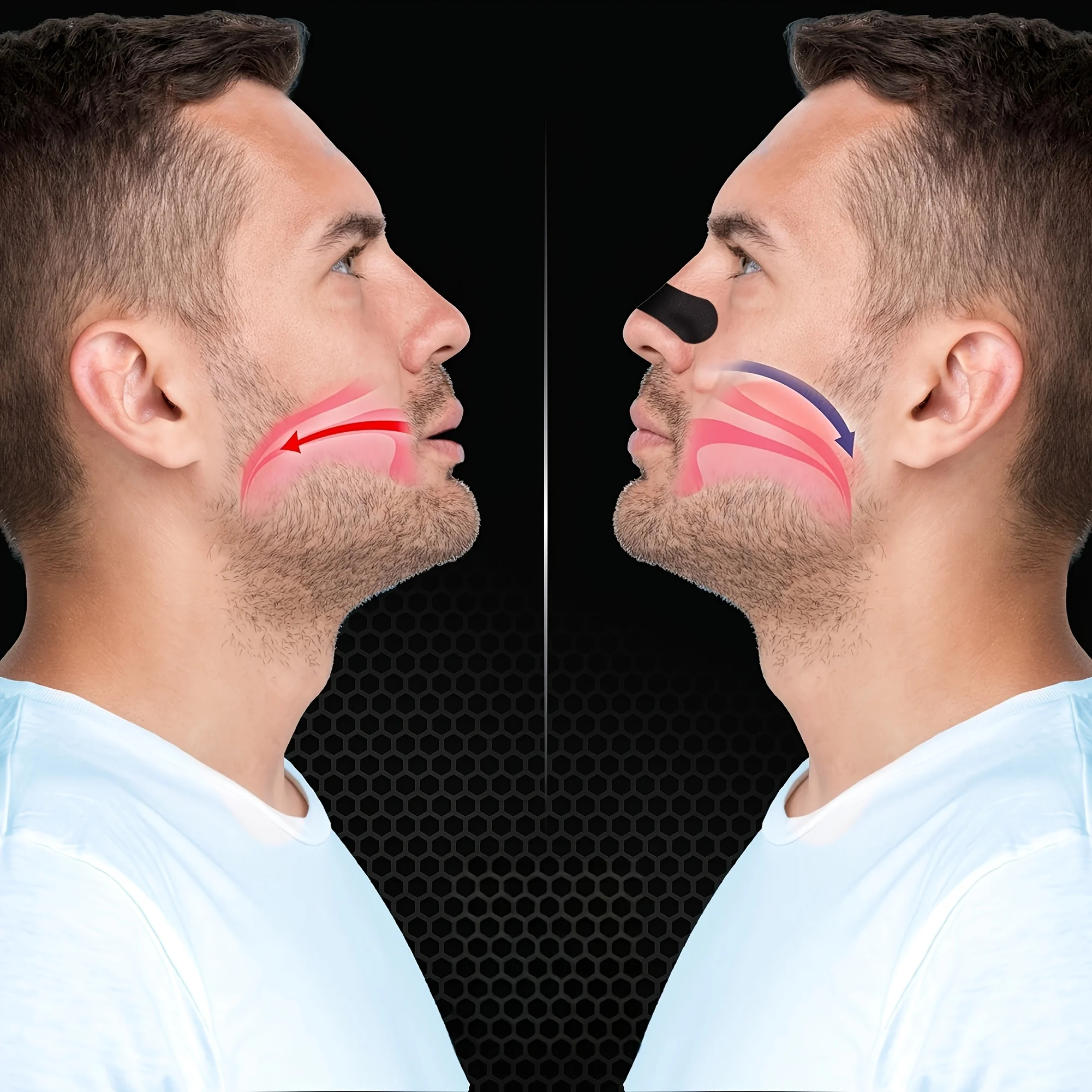 30pcs Enhanced Adhesion Sports Nasal Strips – Breathable & Comfortable Design,Suitable for Sports & Sleep