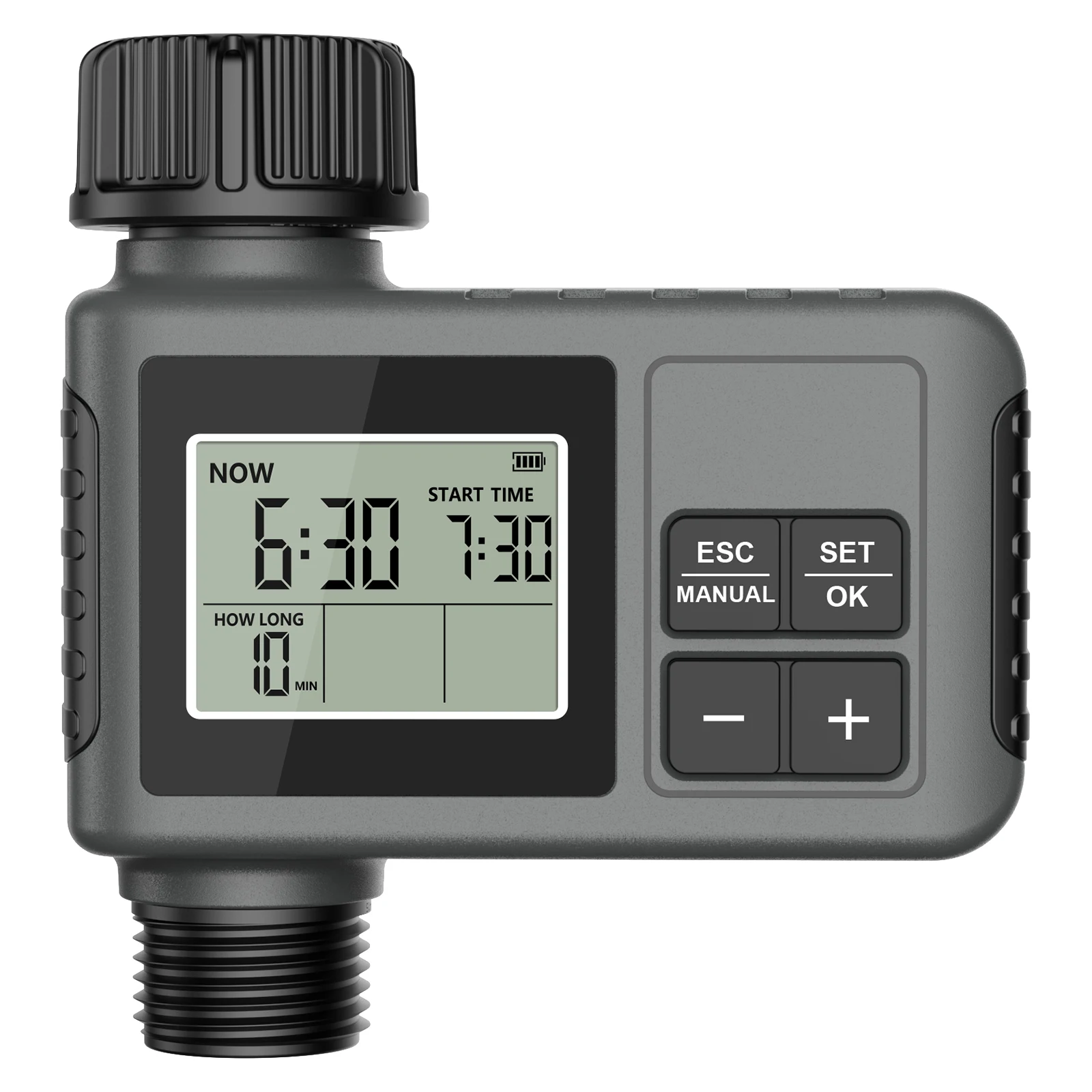 Insoma Automatic Water Timer Intelligent Irrigation Watering System Sprinkler Timer Garden Programmer Equipment IPX7 LCD Display