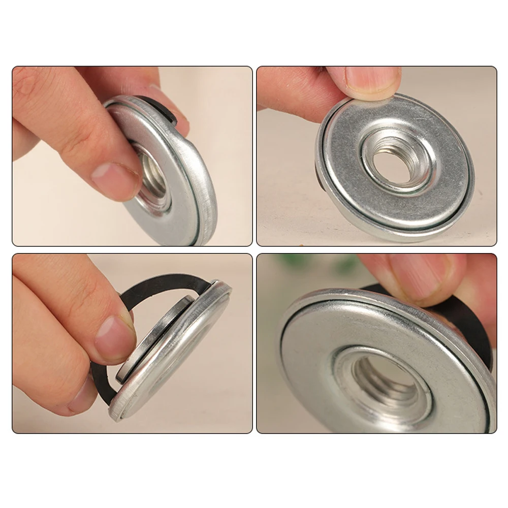 M14 Angle Grinder Quick Release Self-Locking Grinder Pressing Plate Flange Nut Power Chuck for Replacement/Fixing Cutting Discs