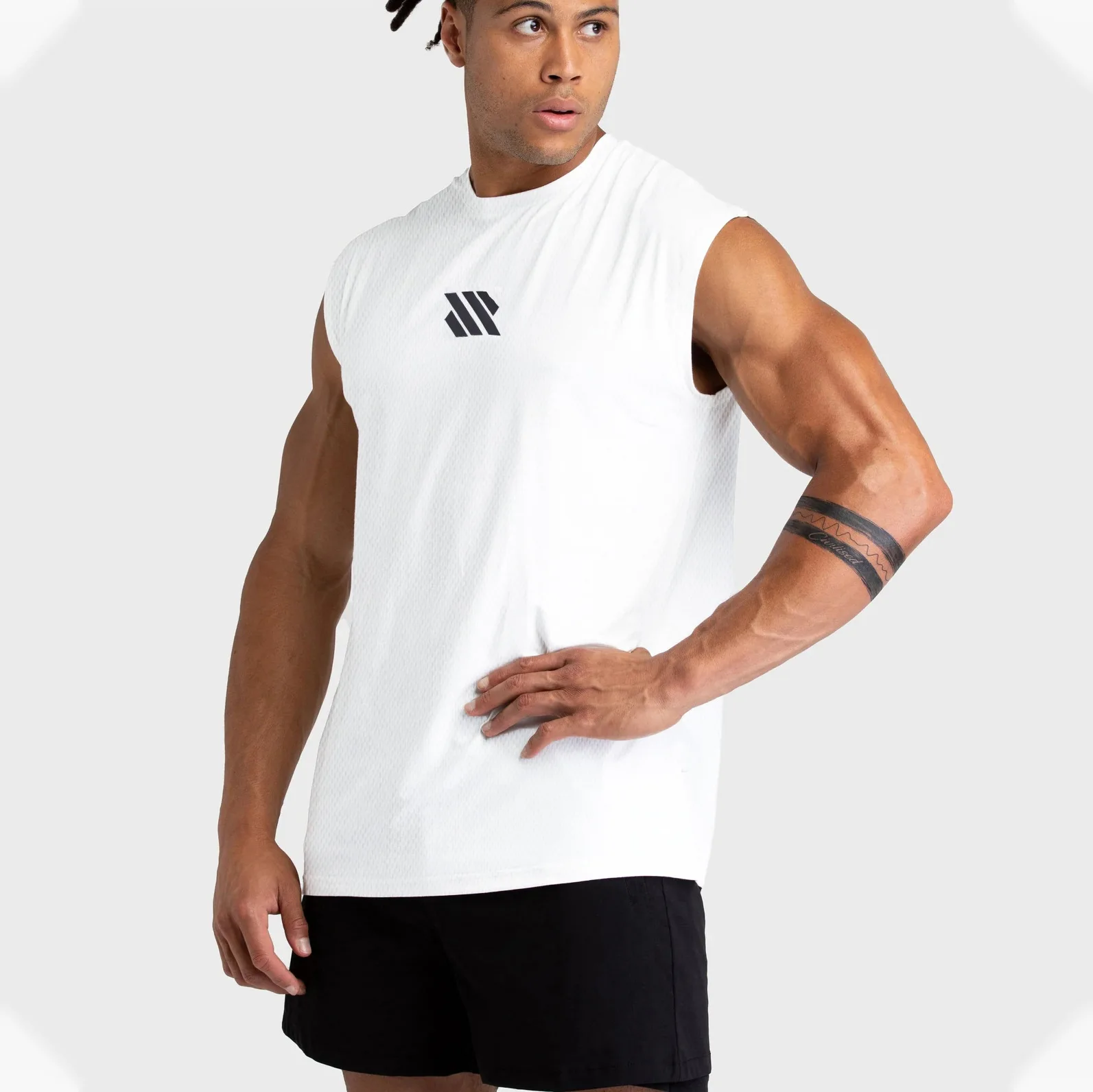 Men's Sleeveless Sports Shirt, Gym Fitness, Running, Quick Drying Vest, Breathable, Loose, Training, Summer Men's Wear