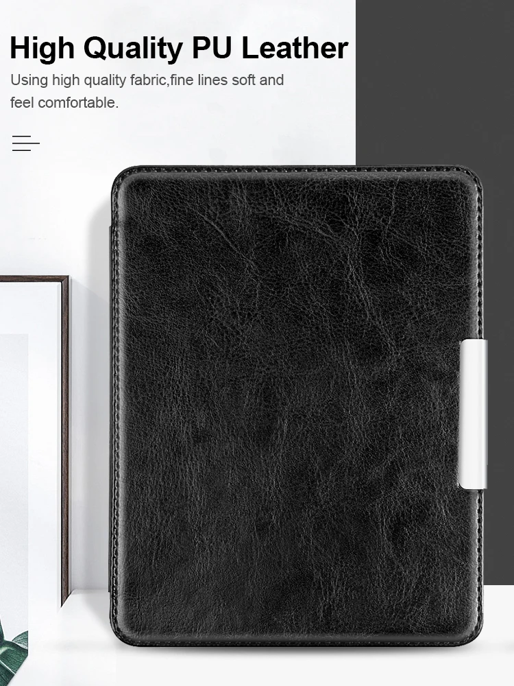 For Kobo Aura N514 Smart Cover 6 Inch Leather Case Screen Protector Capa Ereader Auto Sleep Wake Up Magnetic Ebook Hoesje Funda