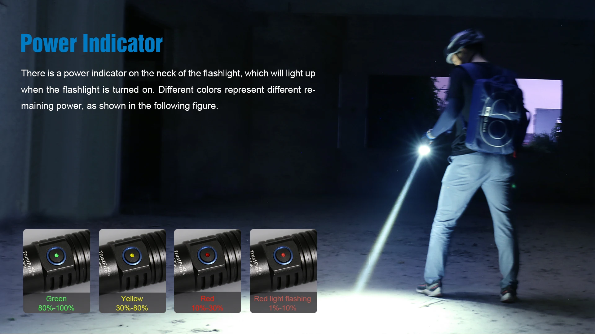 Trustfire T30R 1100M Tactical Flashlight 460Lumen La-ser High Power Led USB Flashlight 18650 Rechargeable Self Defense Torch