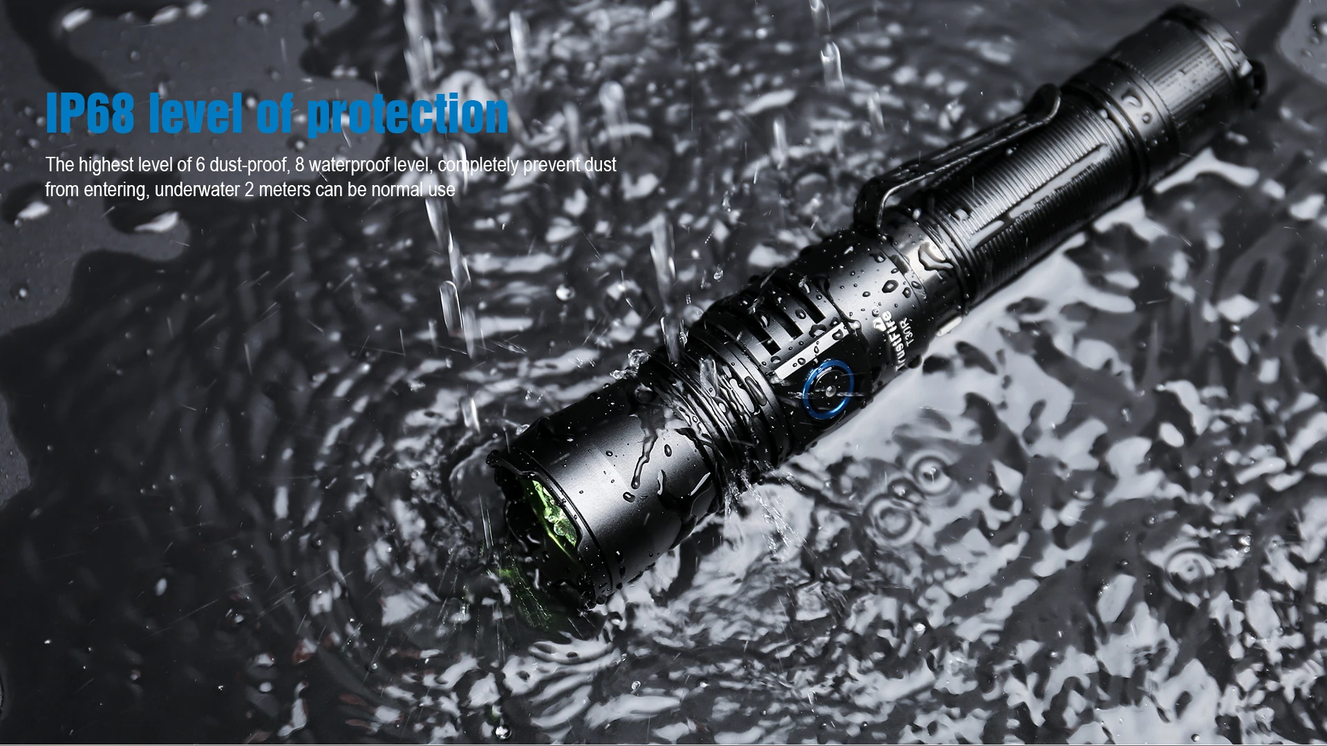 Trustfire T30R 1100M Tactical Flashlight 460Lumen La-ser High Power Led USB Flashlight 18650 Rechargeable Self Defense Torch