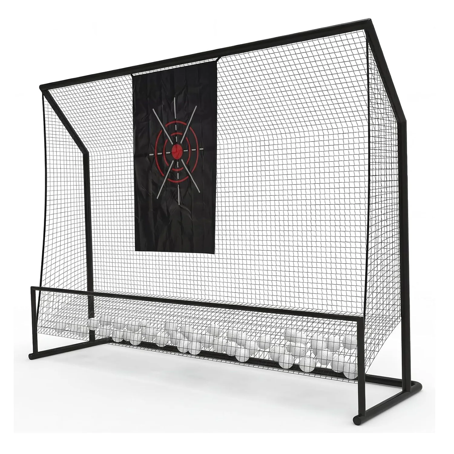 10x7.5FT Golf Practice Net for Indoor and Outdoor Use, Heavy Duty Swing and Chipping Trainer with Aim Cloth and Carry Bag