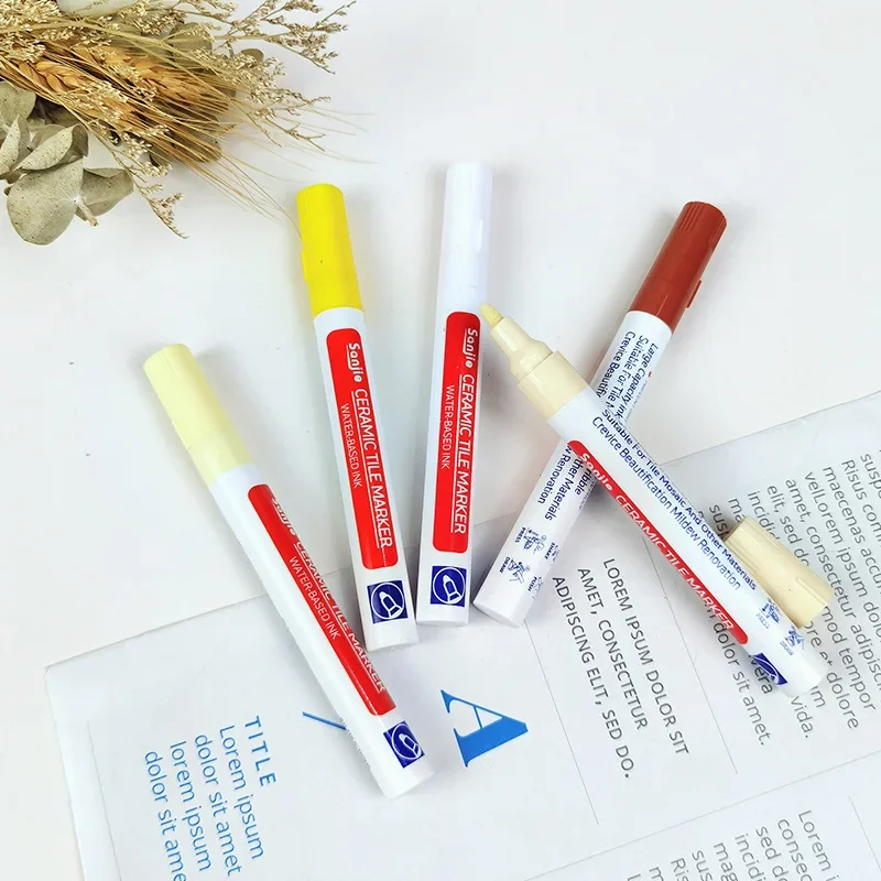 1/5/10/30PC Ceramic tile bathroom wall floor tile gap color repair anti-mildew waterproof whiteboard color repair pen
