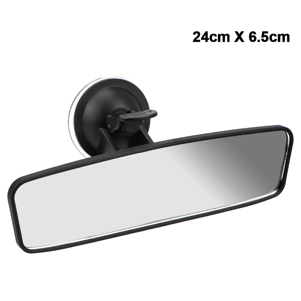 Interior Rear View Mirror 360° Rotates Car Rear Mirror Wide-angle Rearview Mirror Adjustable Suction Cup Car-styling Universal