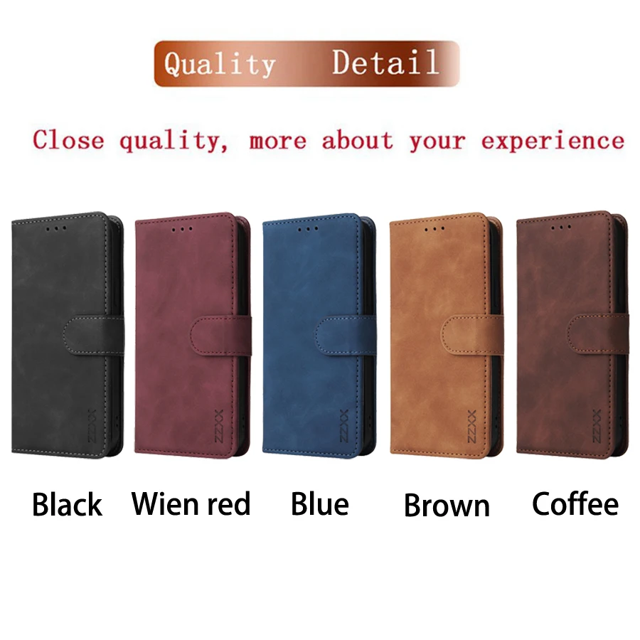 ZZXX Leather Wallet Phone Case For iPhone 17e 16 Pro Max 15 14 13 Mini 12 11 X XS XR SE2 8 7 6s Plus Flip Card Slot Holder Cover
