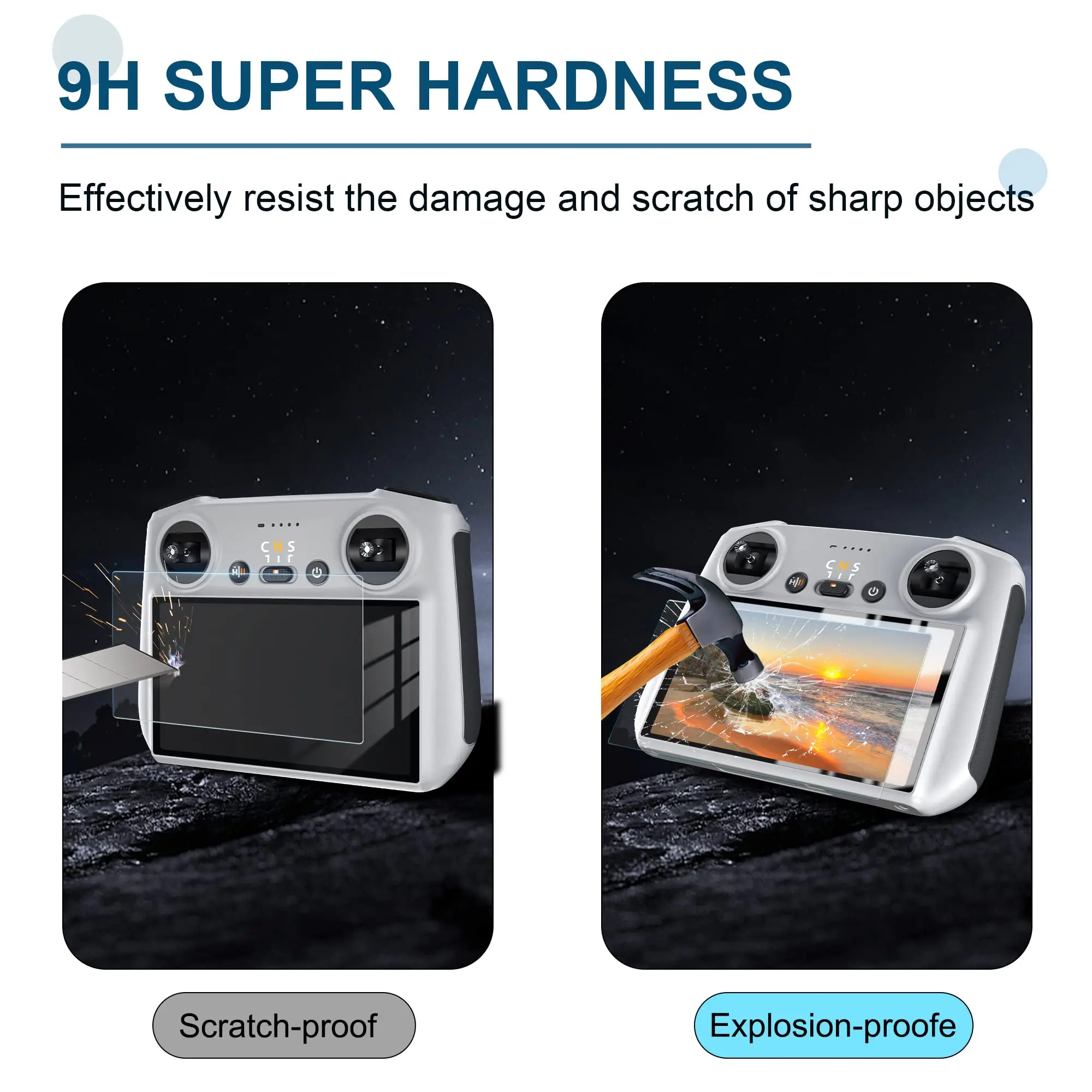 Tempered Glass for DJI Mini 5 4 Pro RC 2 Remote Control Screen Protector for DJI Mini4 Pro RC2 Anti-scratch Film Accessories