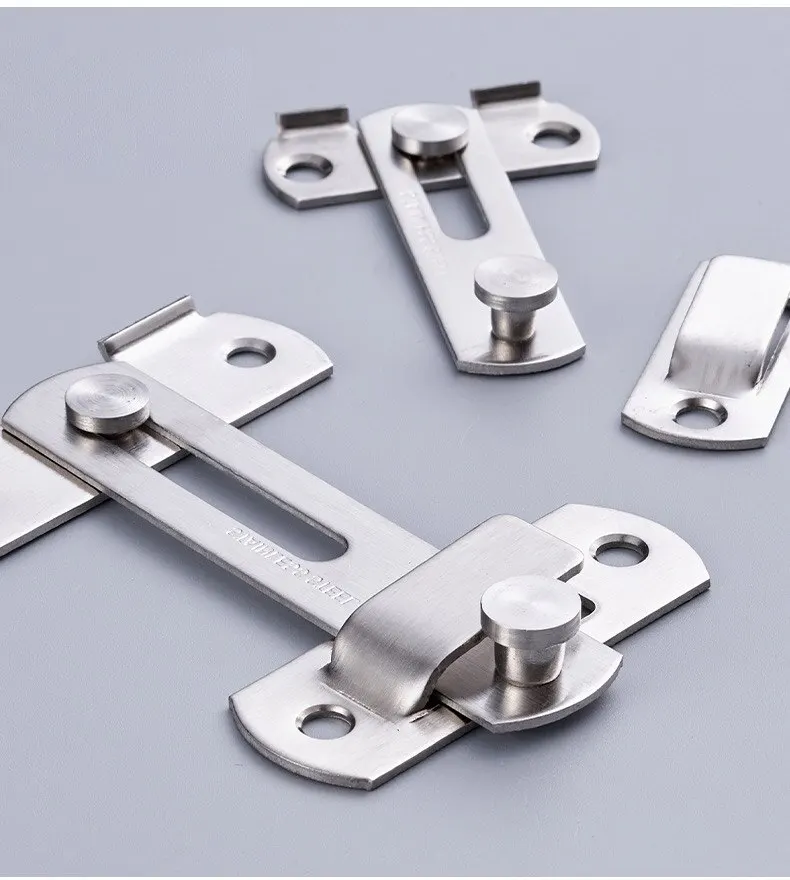 Sliding Barn Door Latch Sliding Right Angle Door Latch Door Bolt Wine Cooler Closet Window Door Latch Plug Baby Safety Latch