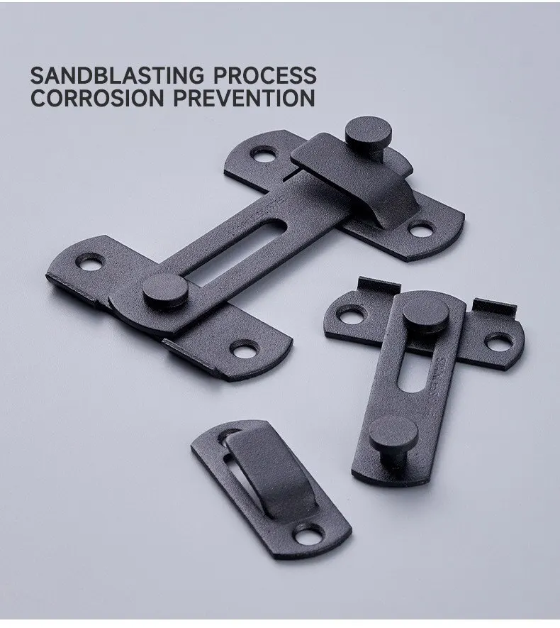 Sliding Barn Door Latch Sliding Right Angle Door Latch Door Bolt Wine Cooler Closet Window Door Latch Plug Baby Safety Latch