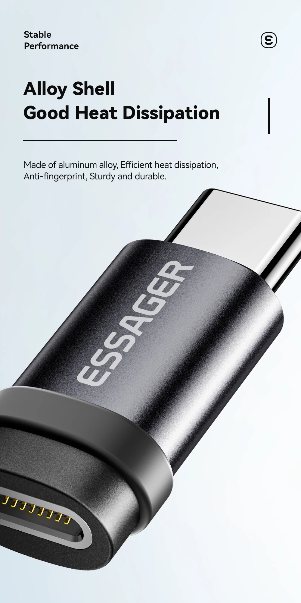 Essager Lighting To Type C Adapter 3A Fast Charging IOS Female to Type-C Male Connector For IPhone 15 14 13 Pro IPad Converter