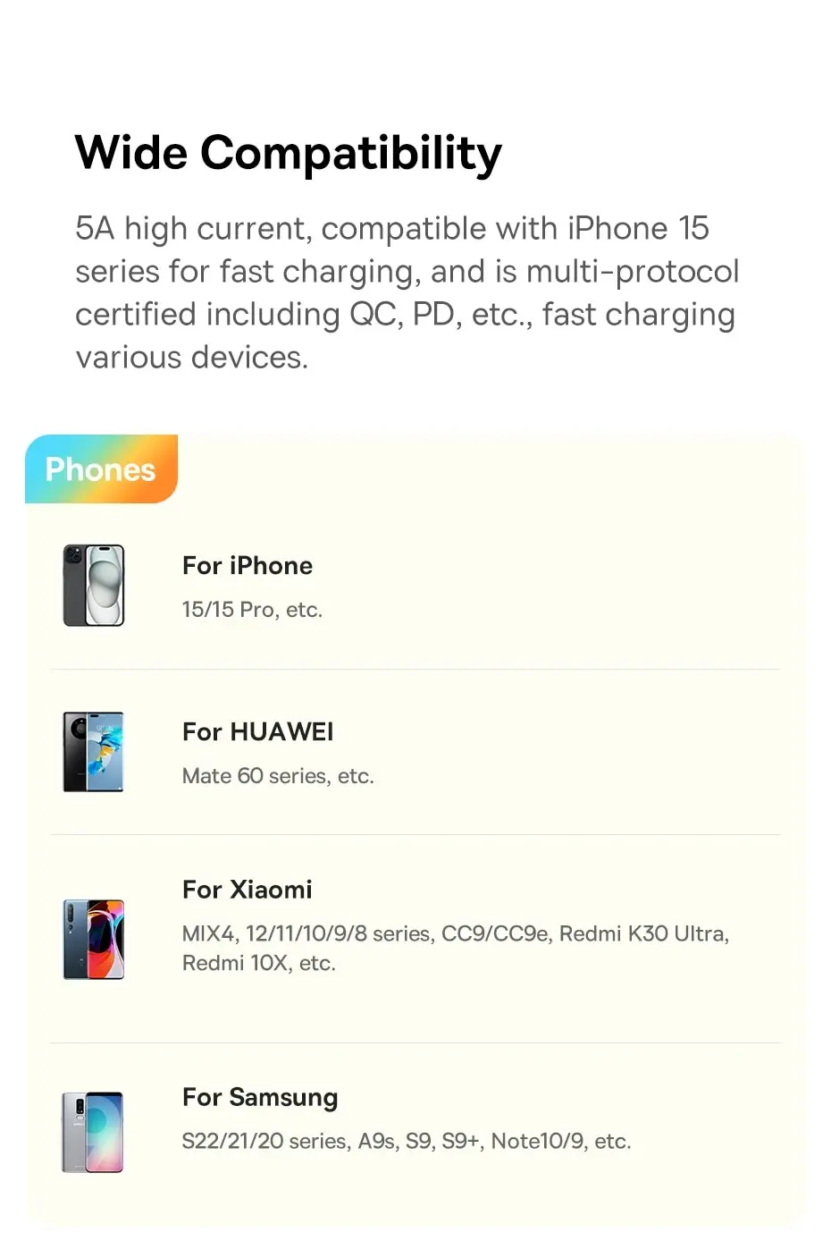 Baseus 100W Type C To USB C Cable For iPhone 18 17 16 Fast Charging Charger Cord For Macbook iPad Samsung Xiaomi Fast USB C Wire