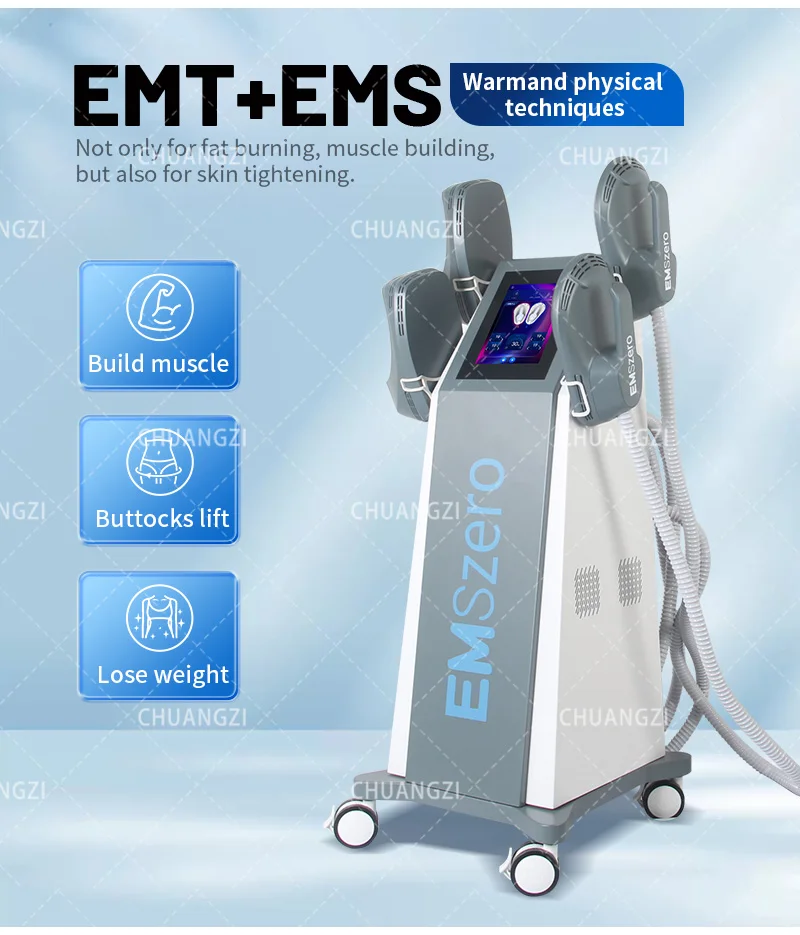15 EMS Machine 6500W Hi-emt Muscle Stimulator Body Slimming Technology Sculpting Salon R-F NOVA Abdomen