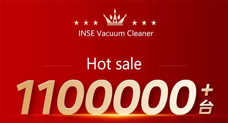 INSE V770 Cordless Handheld Vacuum Cleaner 6-in-1 20KPa Powerful Lightweight Stick Vacuum Flexible LED Headlights for Carpet Bed