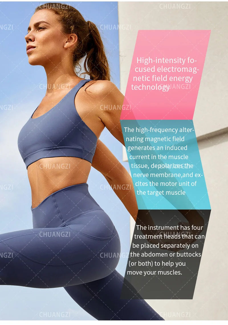 15 Tesla EMSzero EMS Body Sculpt Machine Fat Removal Body Slimmer Muscle Building Butt Lifting Sculpting Device for Home Spa