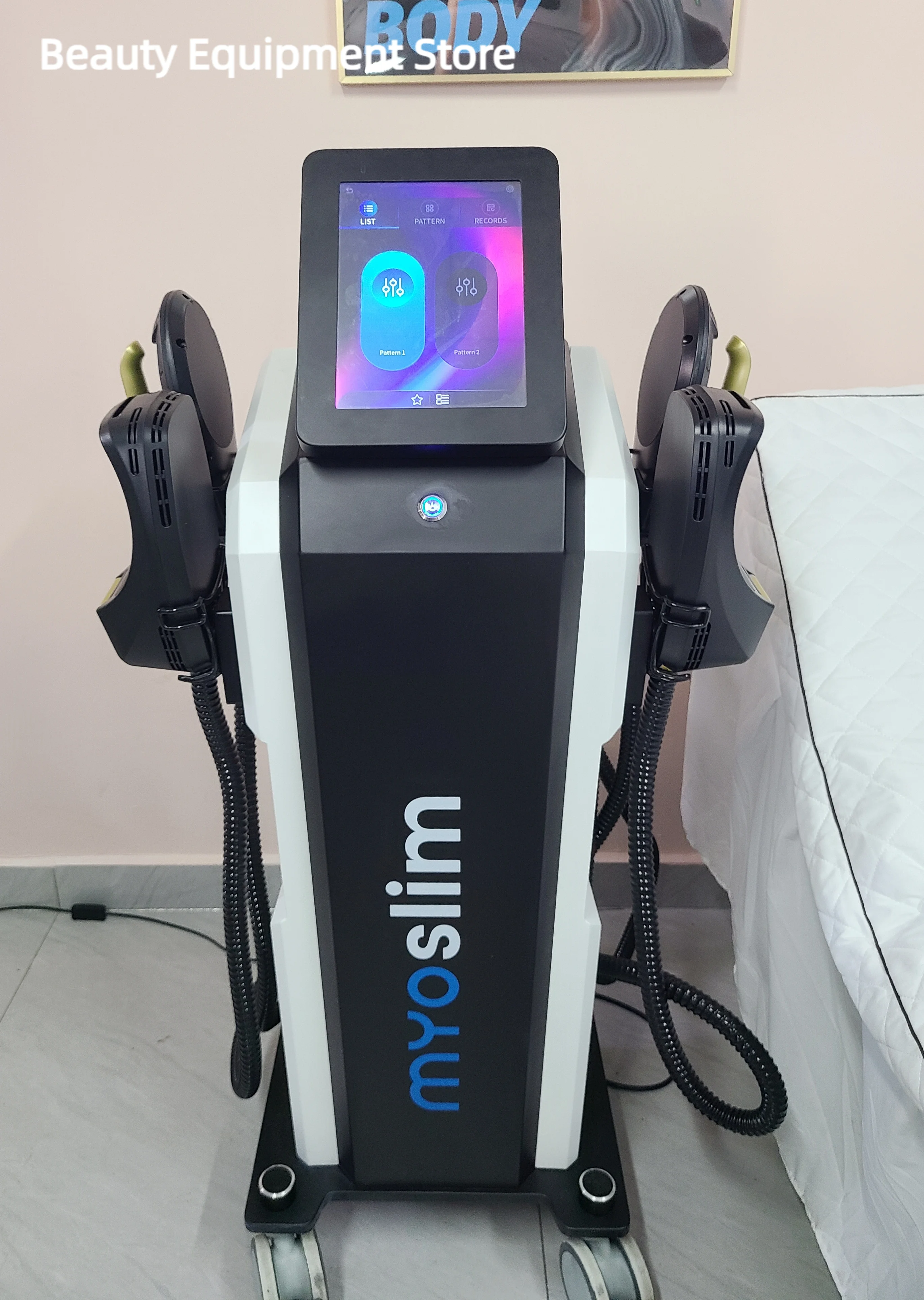 EMS Body Sculpt 6500w Body Slimming Fat Burning Muscle Sculpting Electromagnetic Muscle Stimulate Therapy Build Muscle Machine